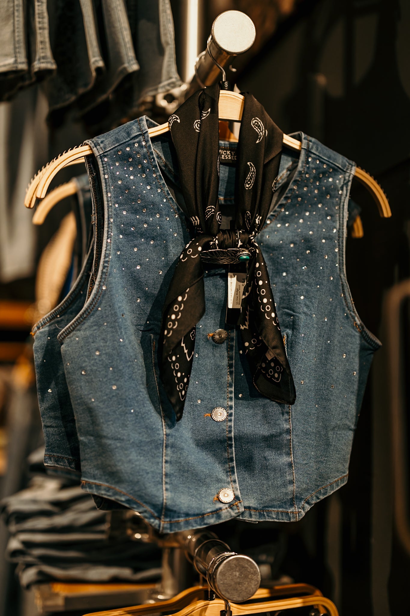 Star Ridge Rhinestone Vest