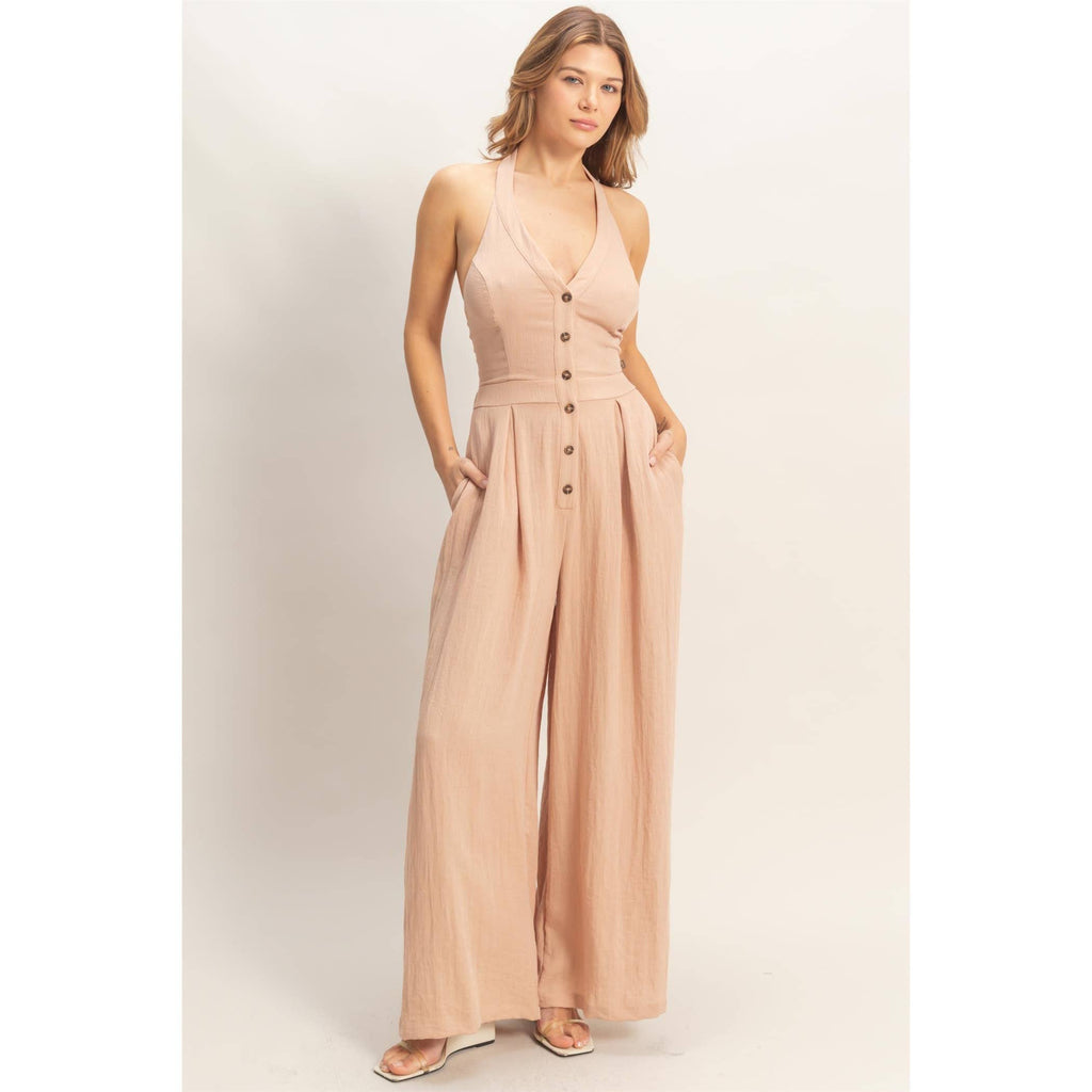 The Blush Breeze Jumpsuit