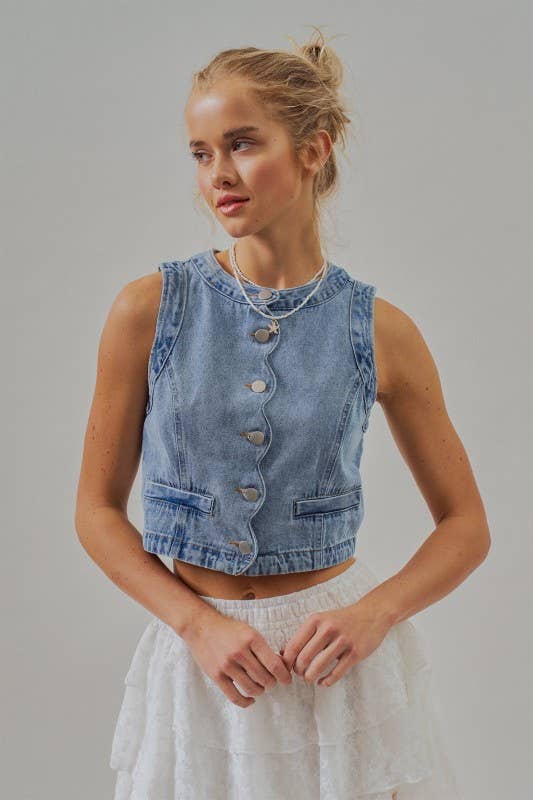 The Canyon Crest Denim Vest