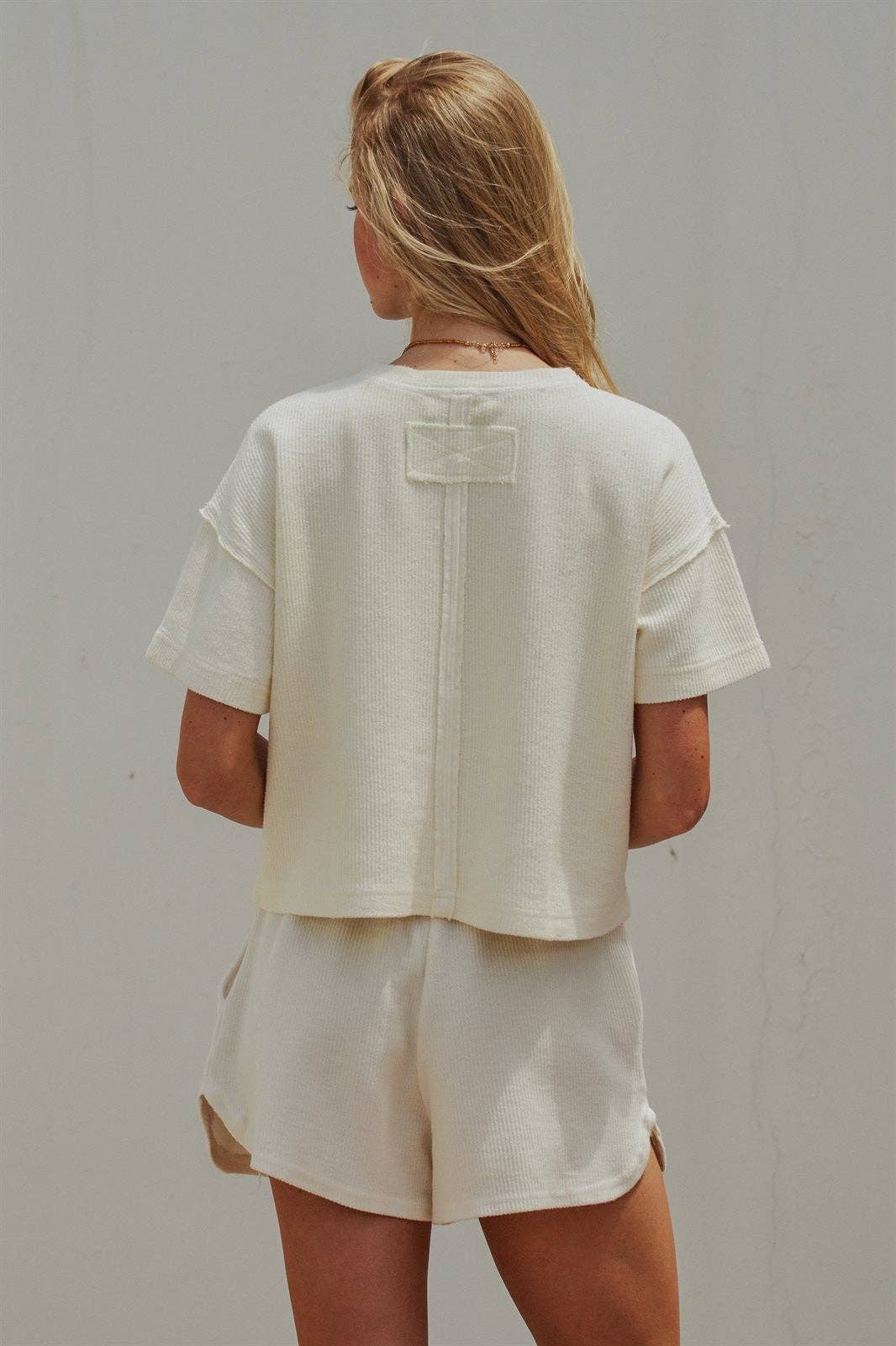 The Drift Rib Lounge Top