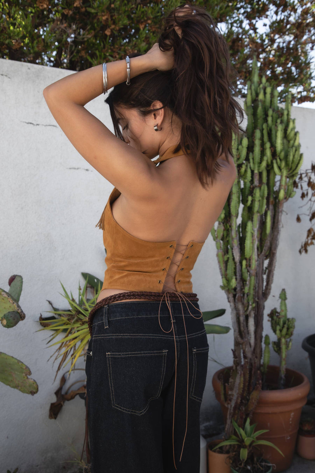 The Dakota Fringe Halter Top
