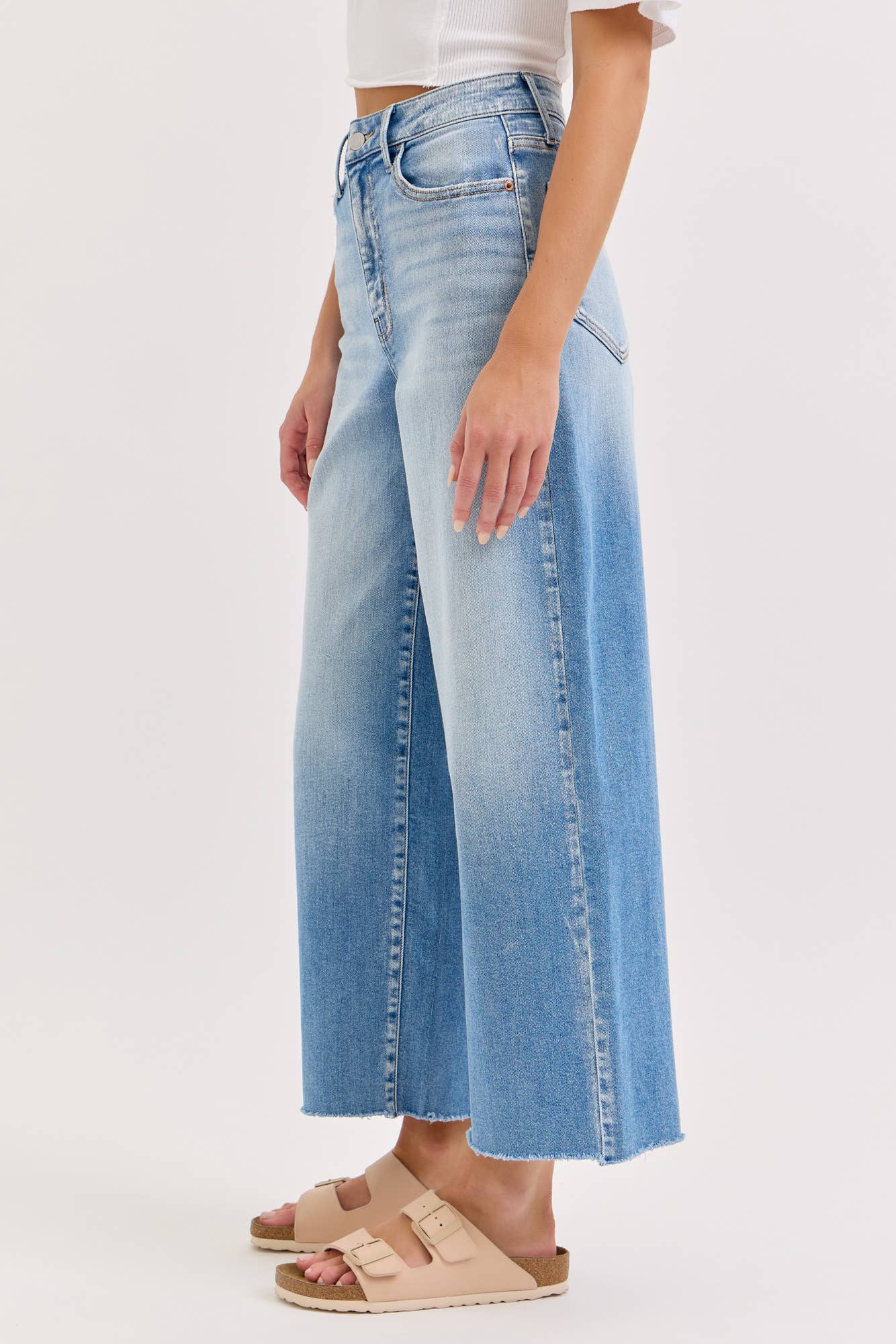 The Golden Hour Cropped Wide Leg