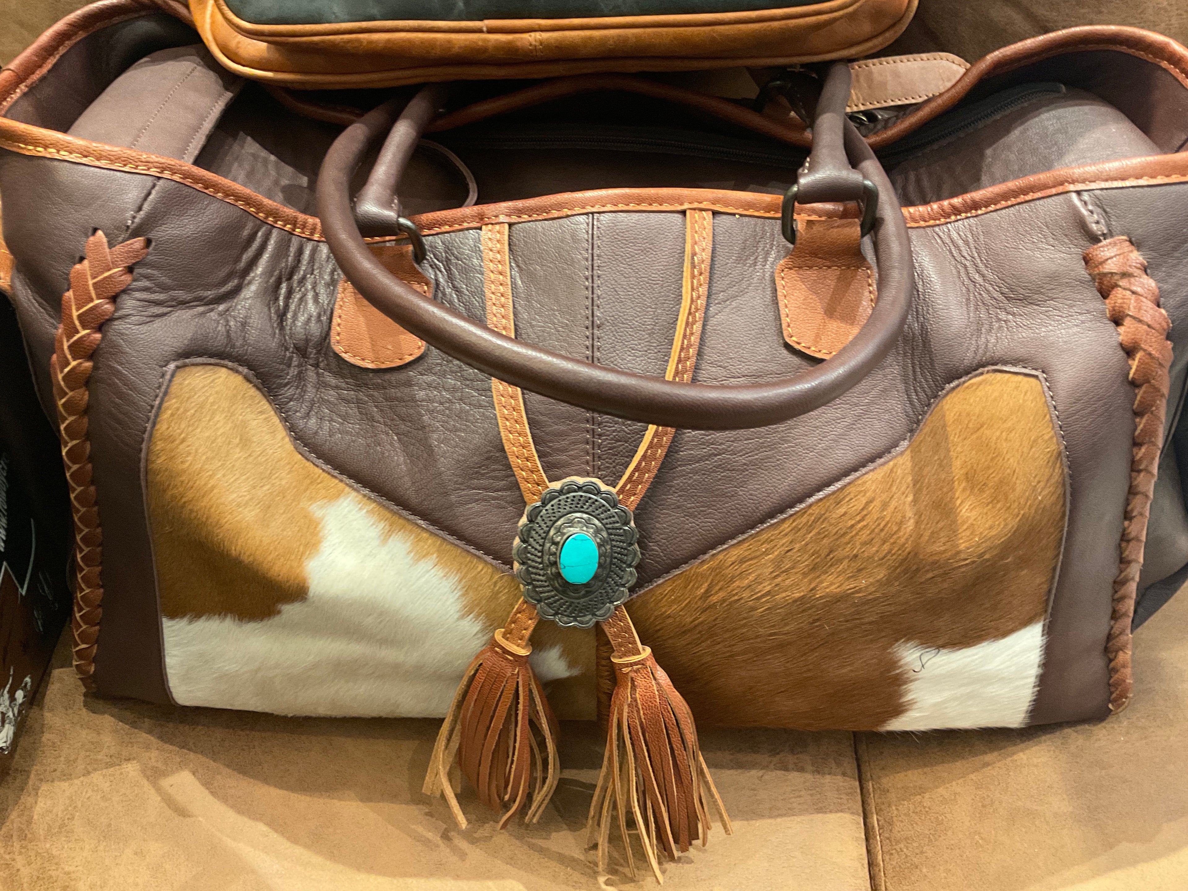 Cowhide Duffle Bag