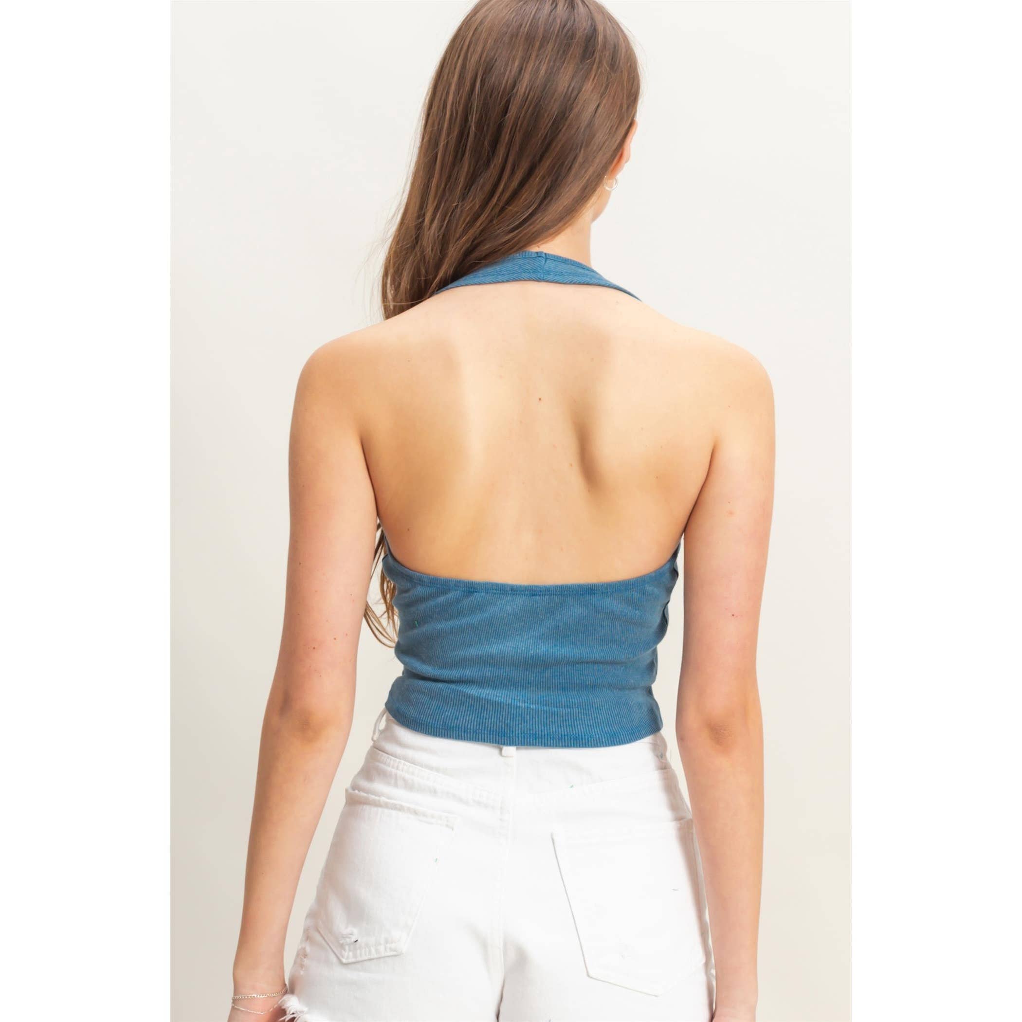The Coastal Halter Corset