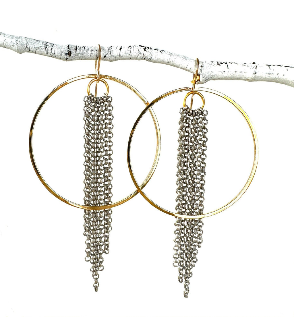 Tassel Circle Drops