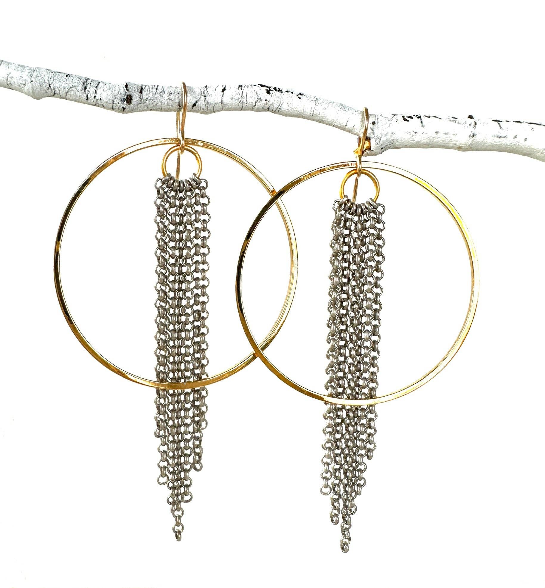 Tassel Circle Drops