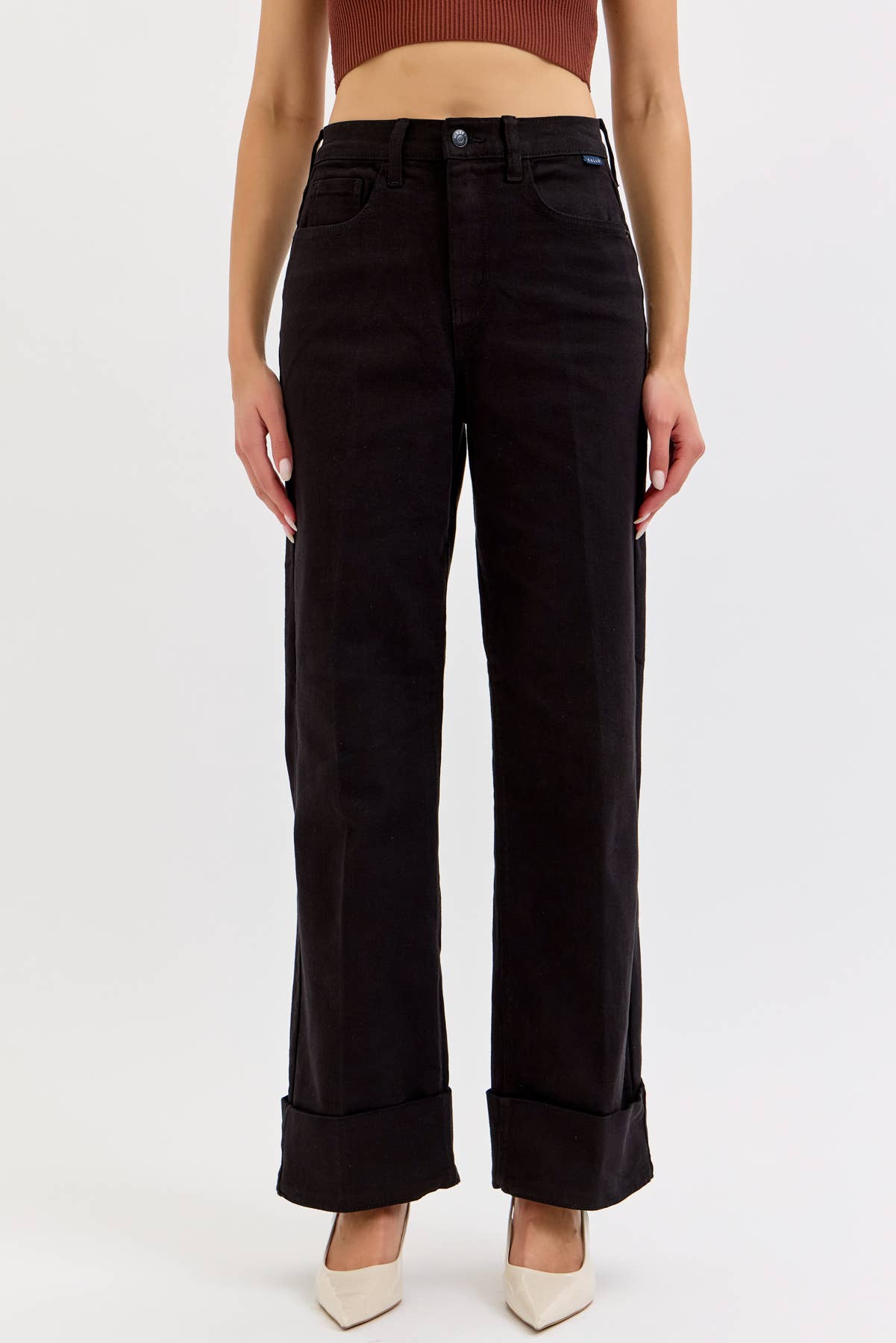 Midnight Ride High-Rise Wide Leg Jeans