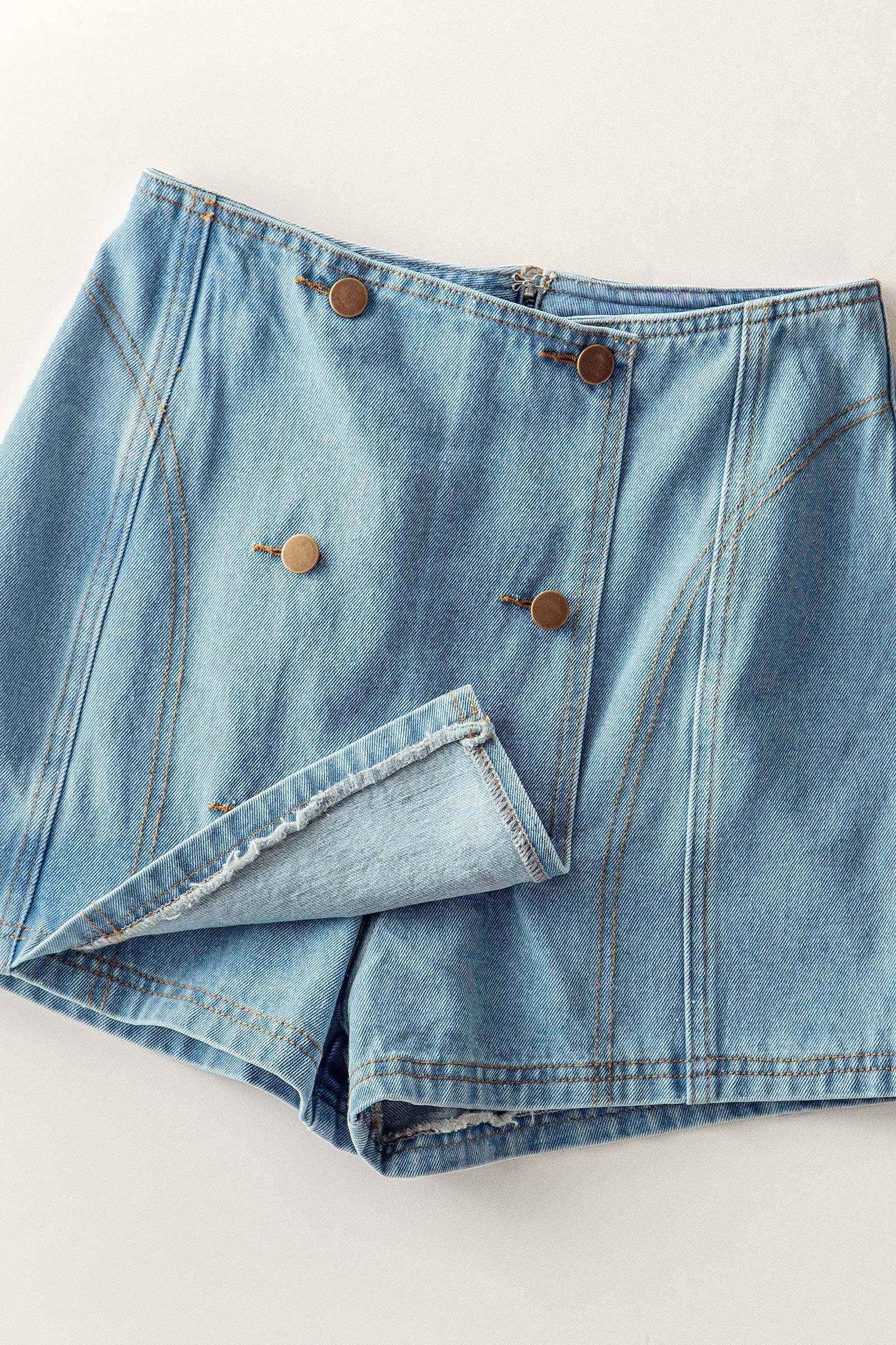 The Rodeo Drive Denim Skort