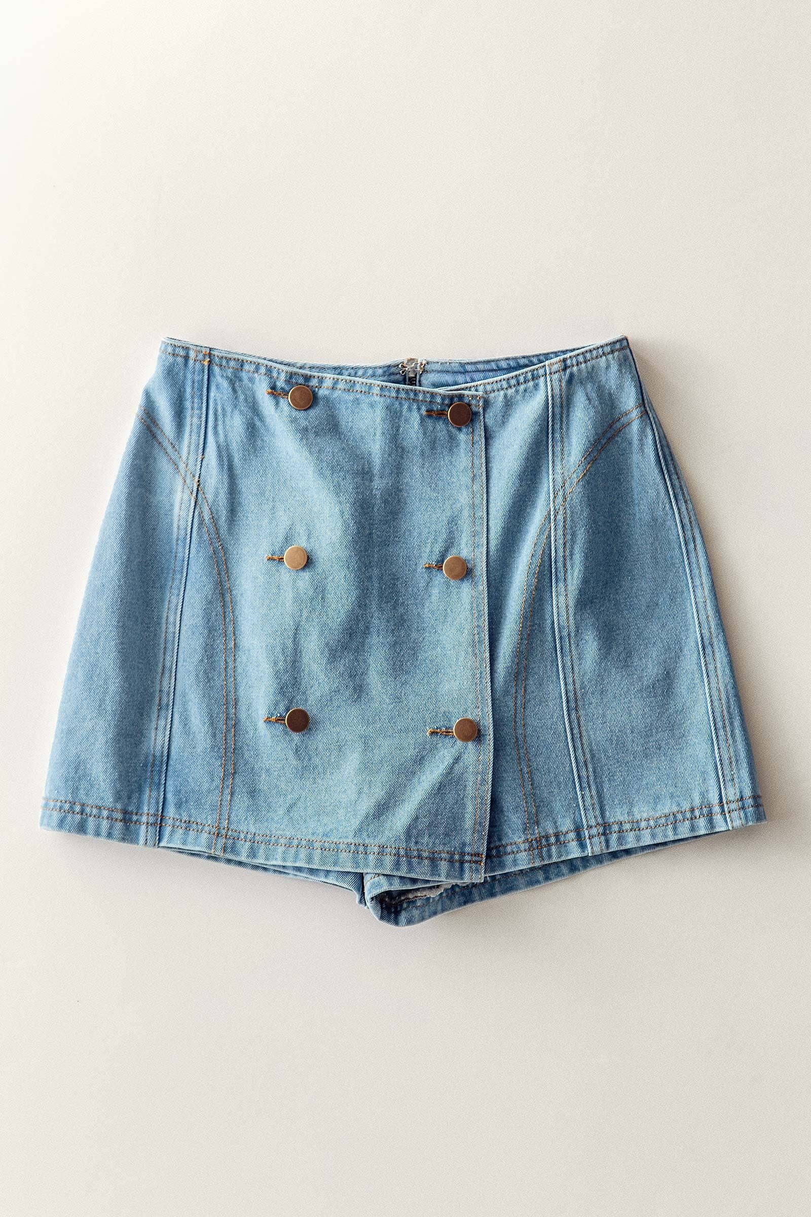 The Rodeo Drive Denim Skort
