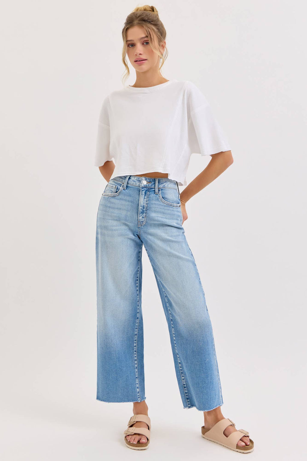 The Golden Hour Cropped Wide Leg