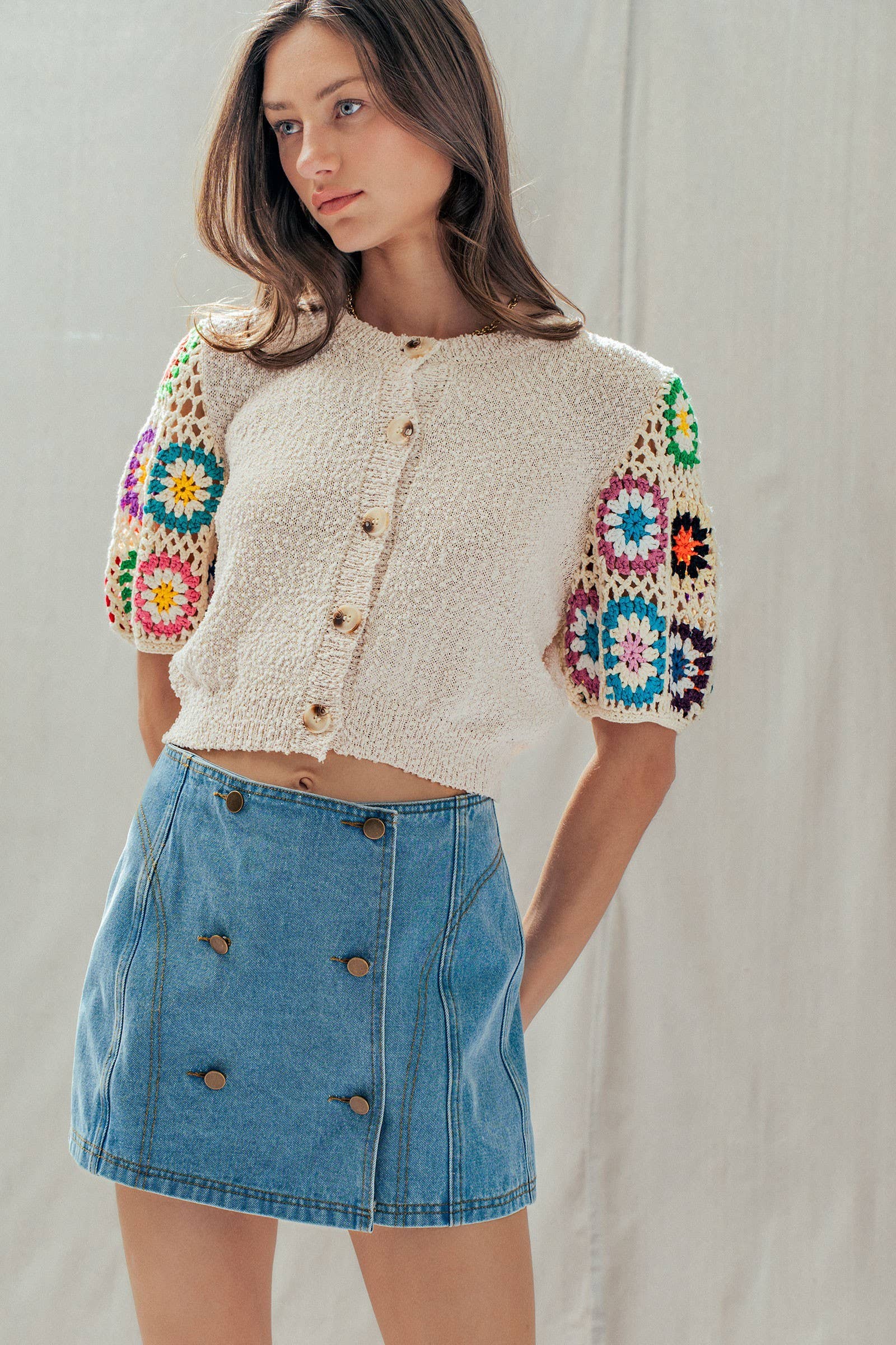The Rodeo Drive Denim Skort