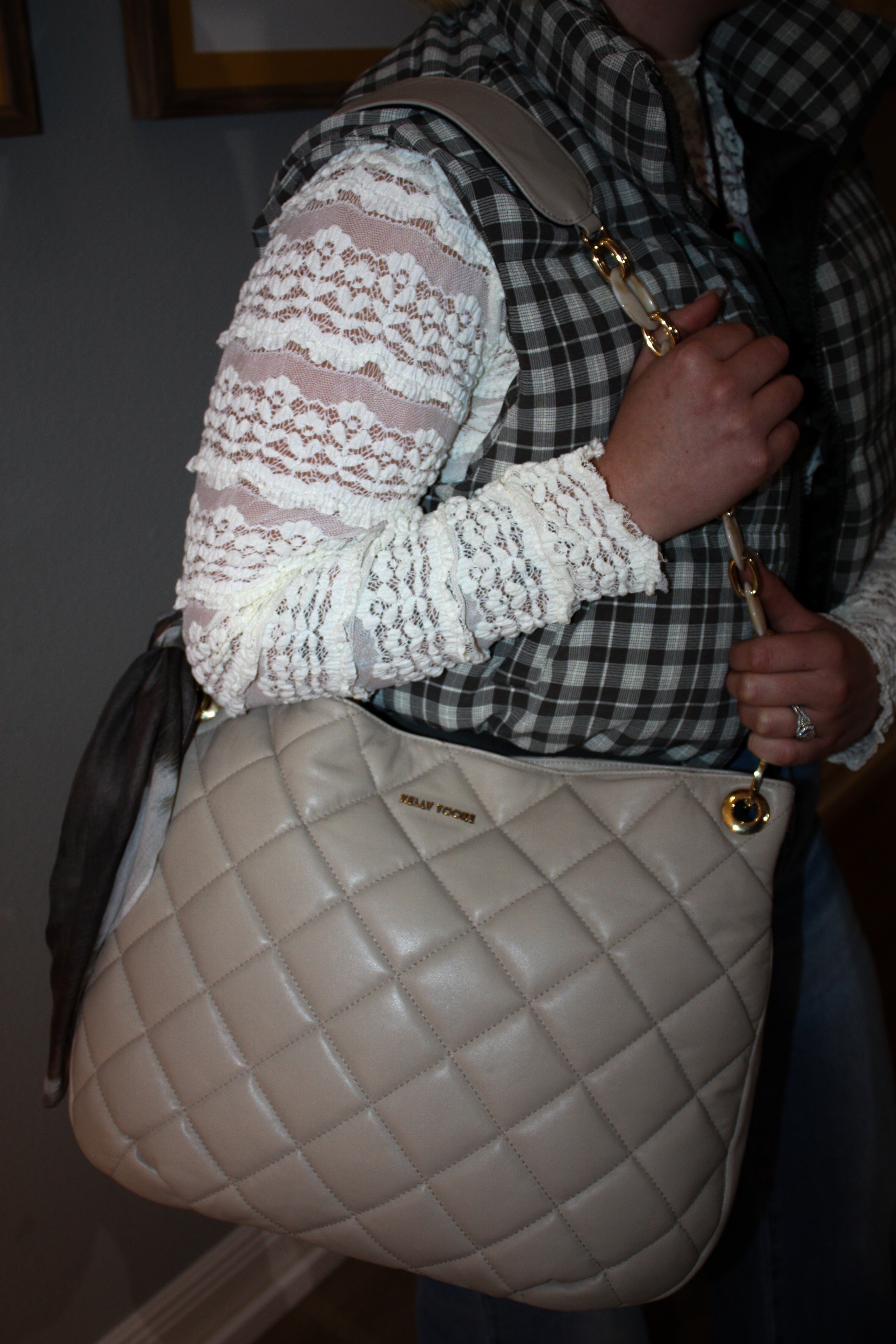 Kelly Tooke Harley Quilted Oatmeal