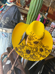 Burned Brim Hat