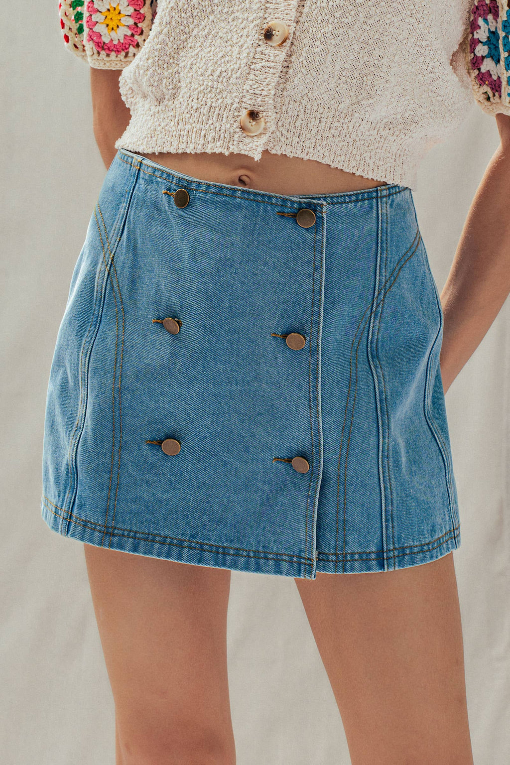 The Rodeo Drive Denim Skort
