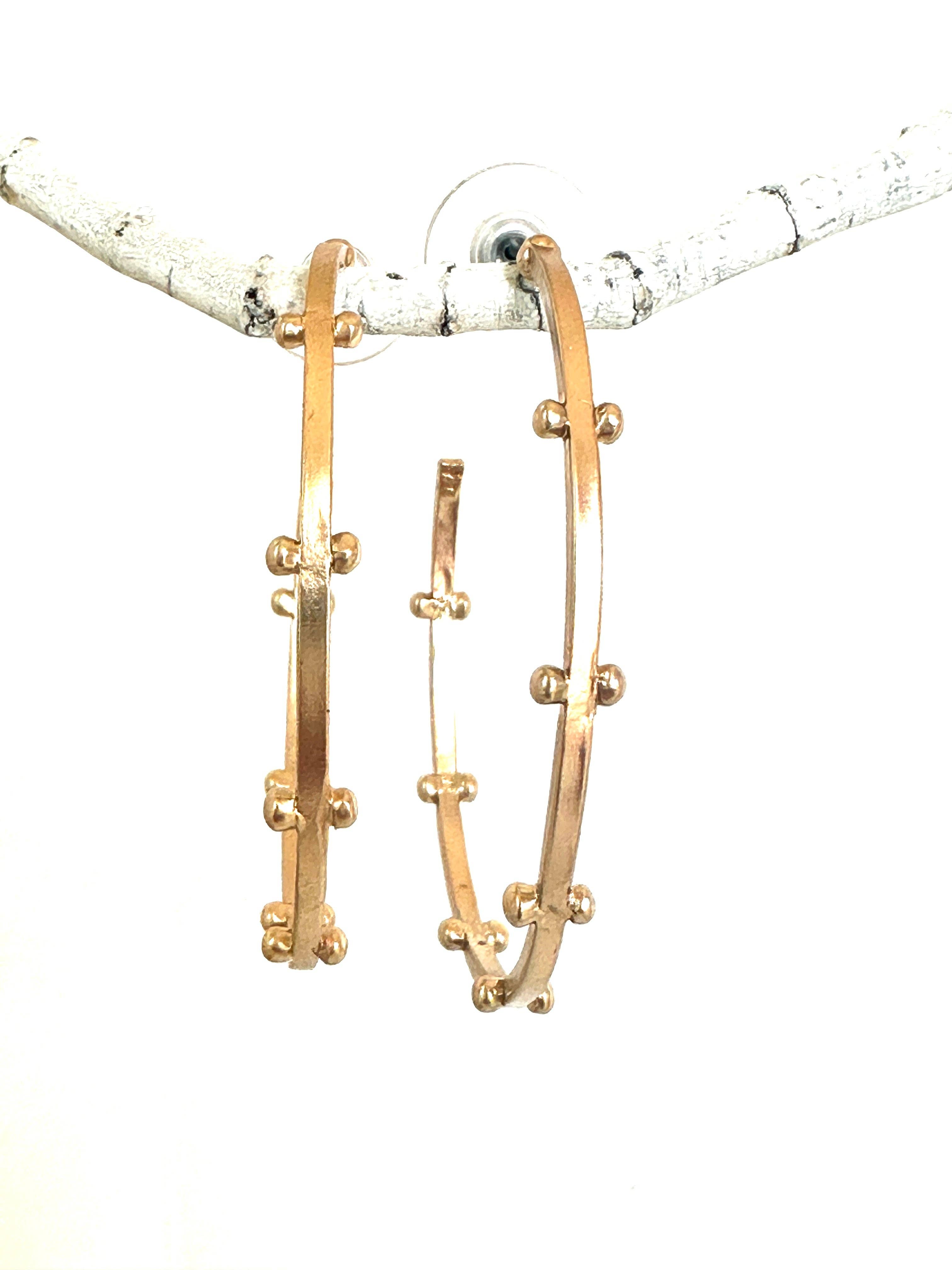 Studded Ball Hoops