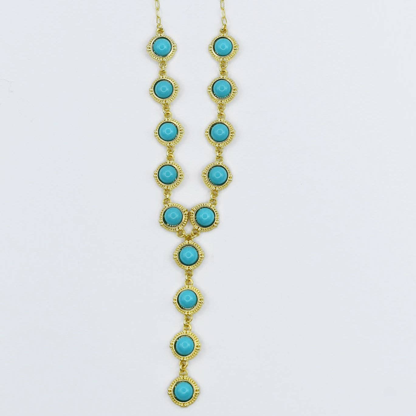 Turquoise Cascade Necklace