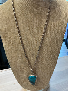 Nevada Turquoise Sterling Necklace