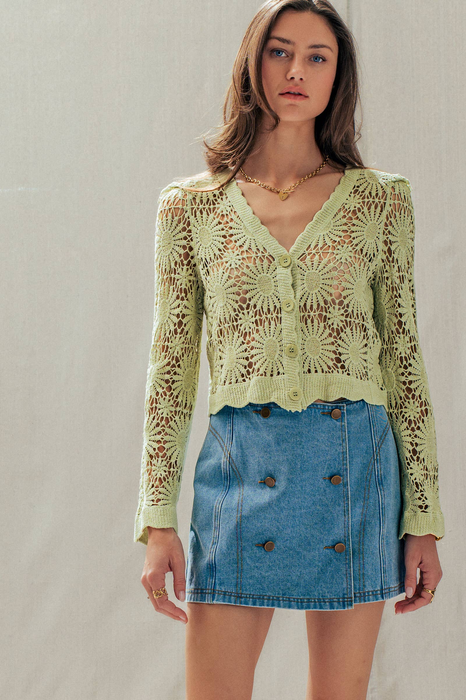 The Rodeo Drive Denim Skort