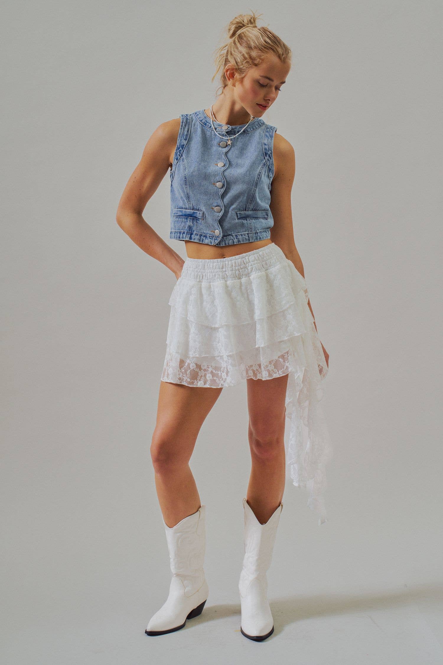 The Canyon Crest Denim Vest