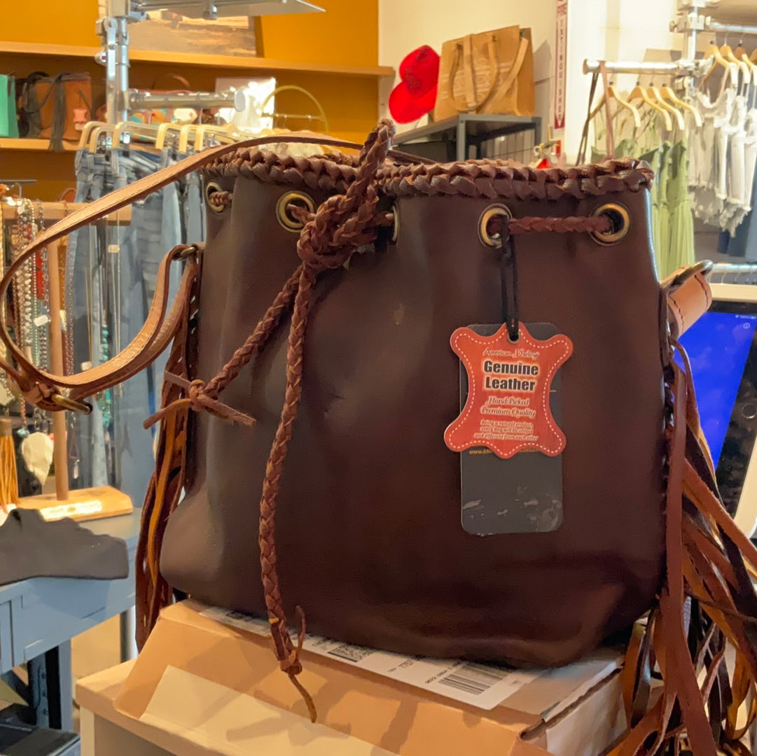 Fringe Bucket Bag