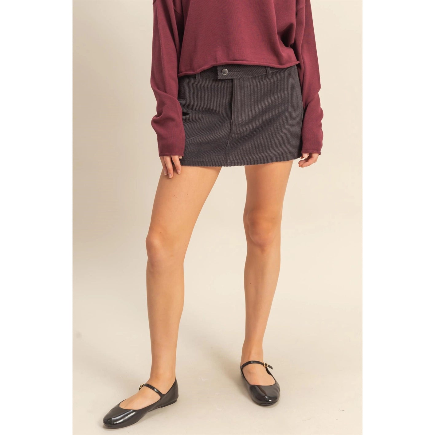 SS Honeywood Corduroy Skort