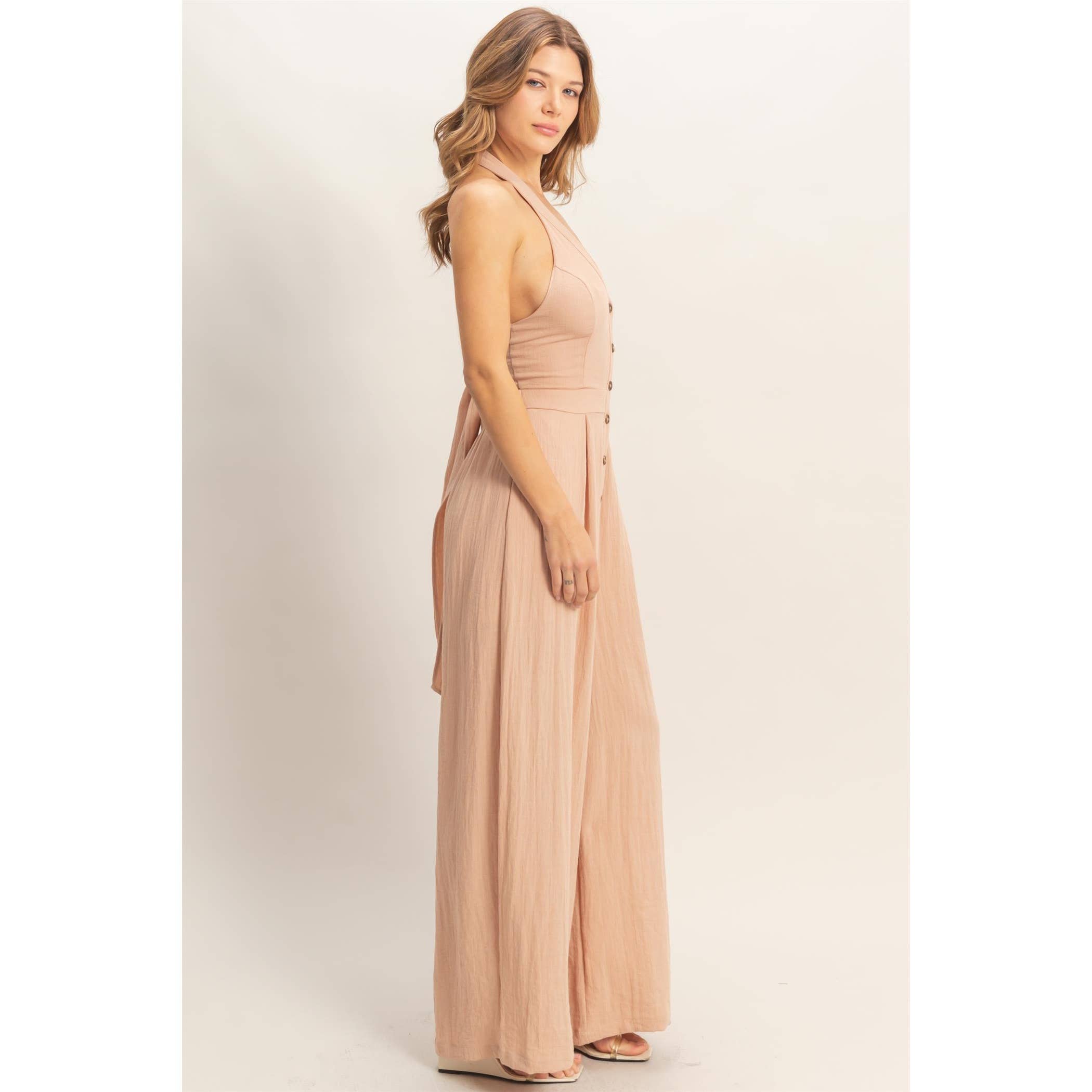 The Blush Breeze Jumpsuit