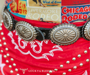 LB Concho Belt BK