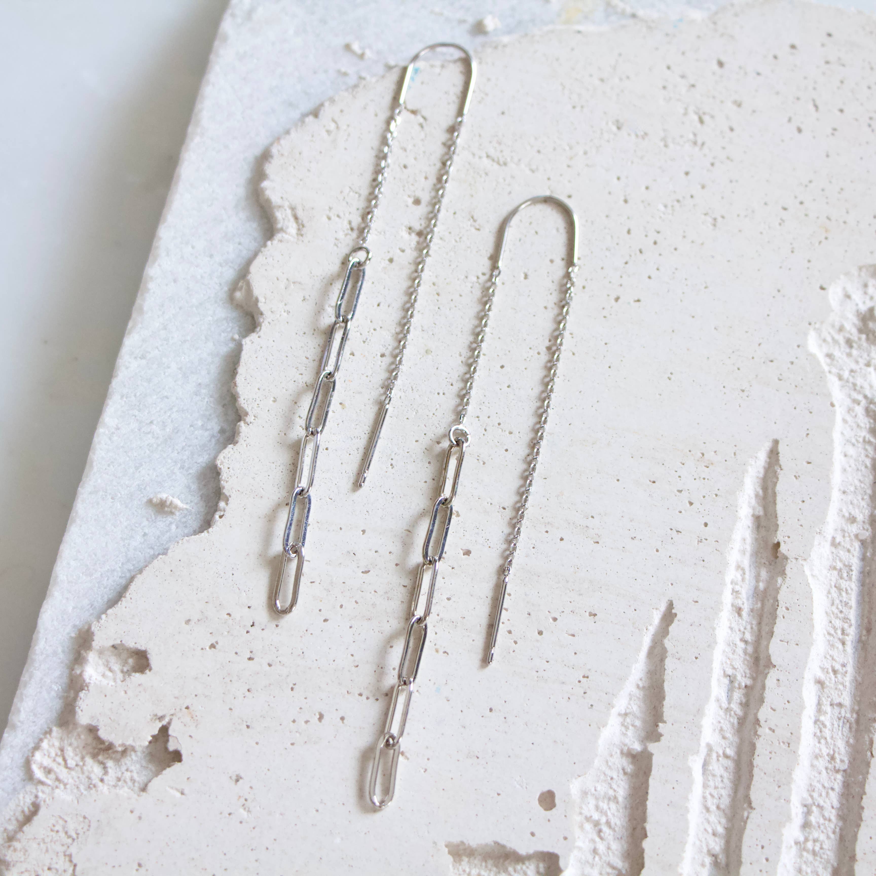 Paperclip Threader Earrings