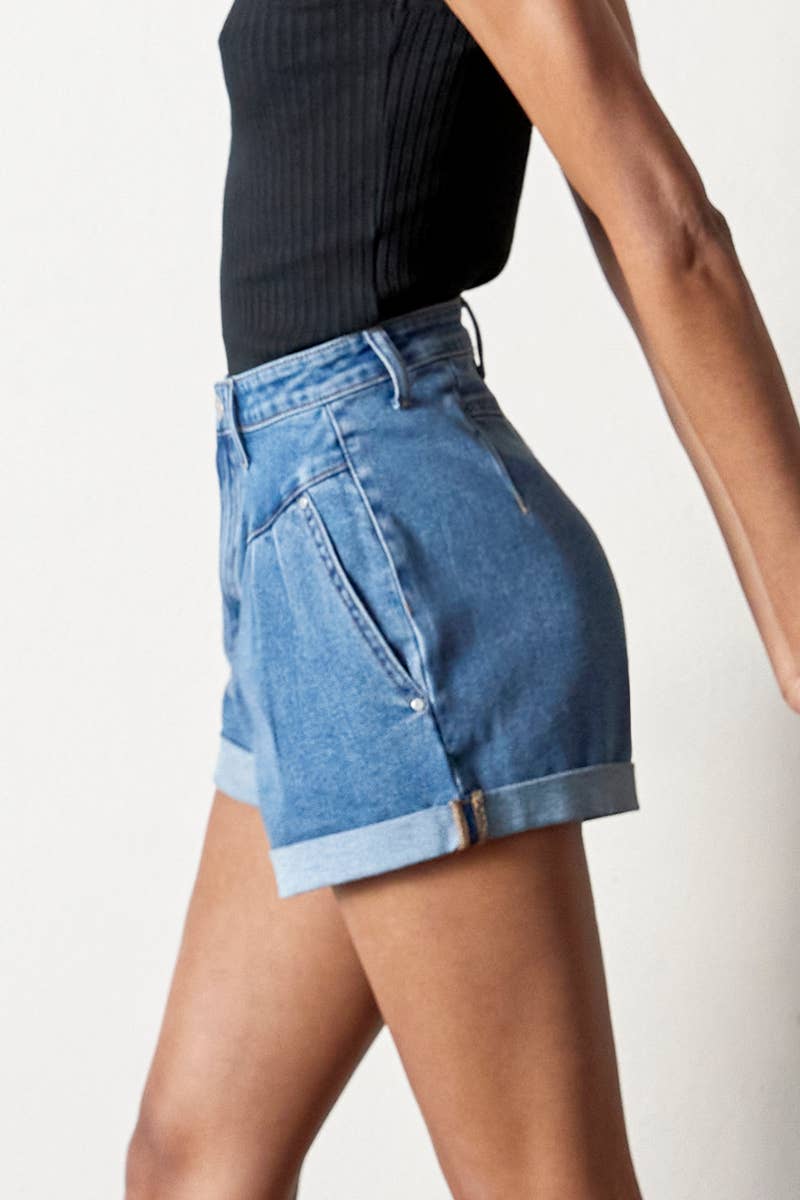 The Westward Roll Denim Shorts