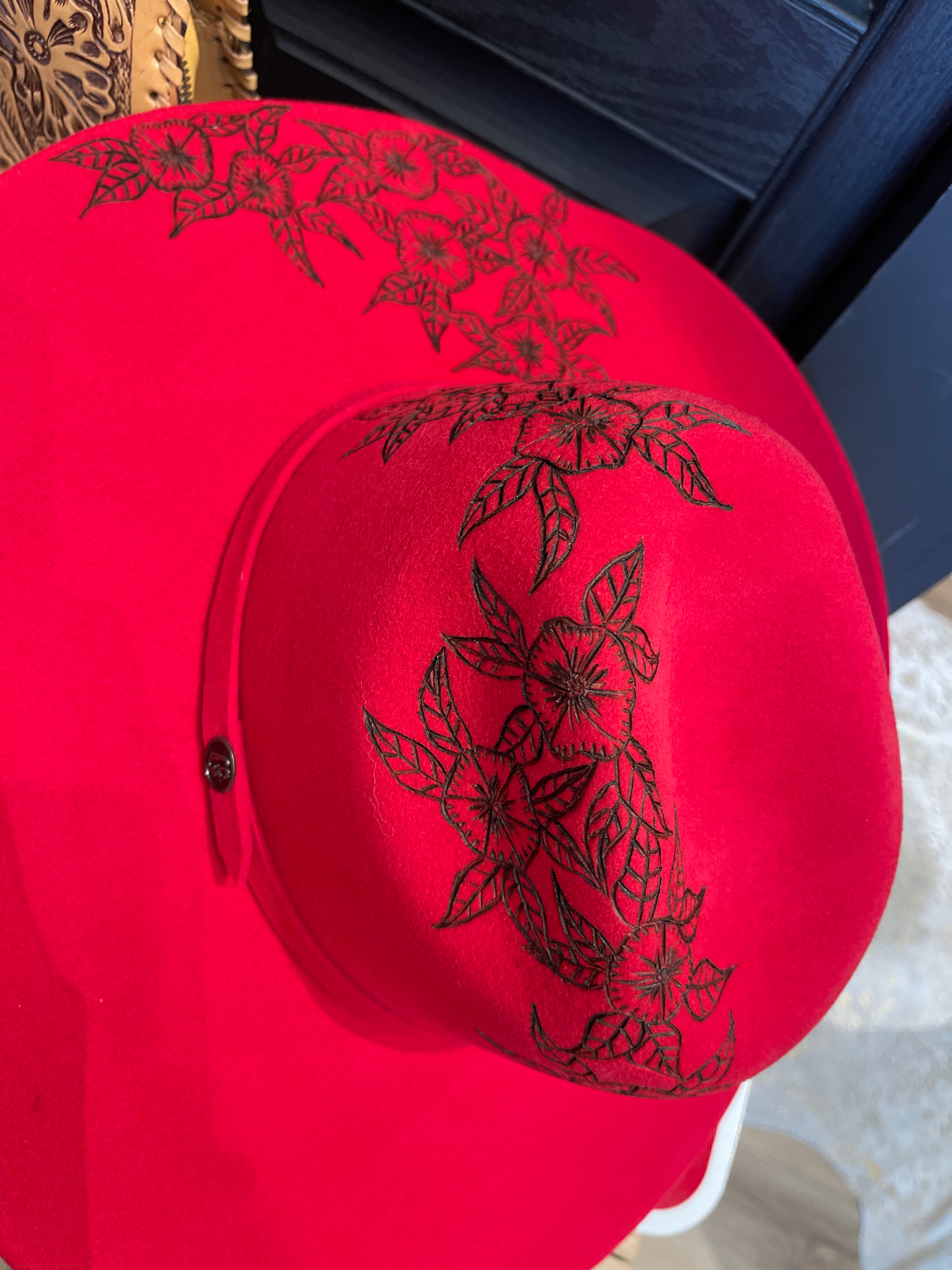 Burned Brim Hat