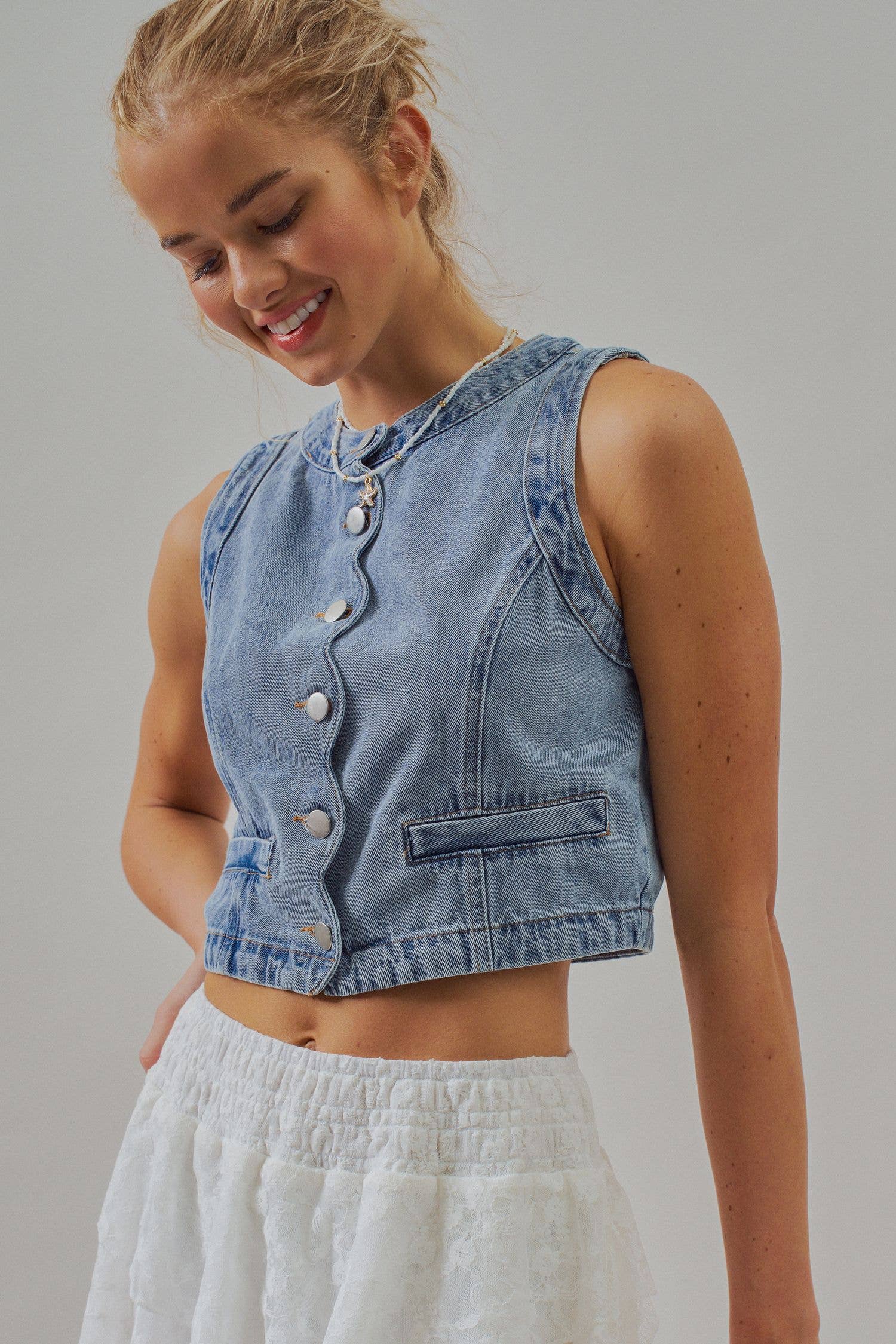 The Canyon Crest Denim Vest