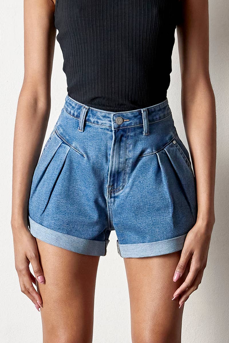 The Westward Roll Denim Shorts