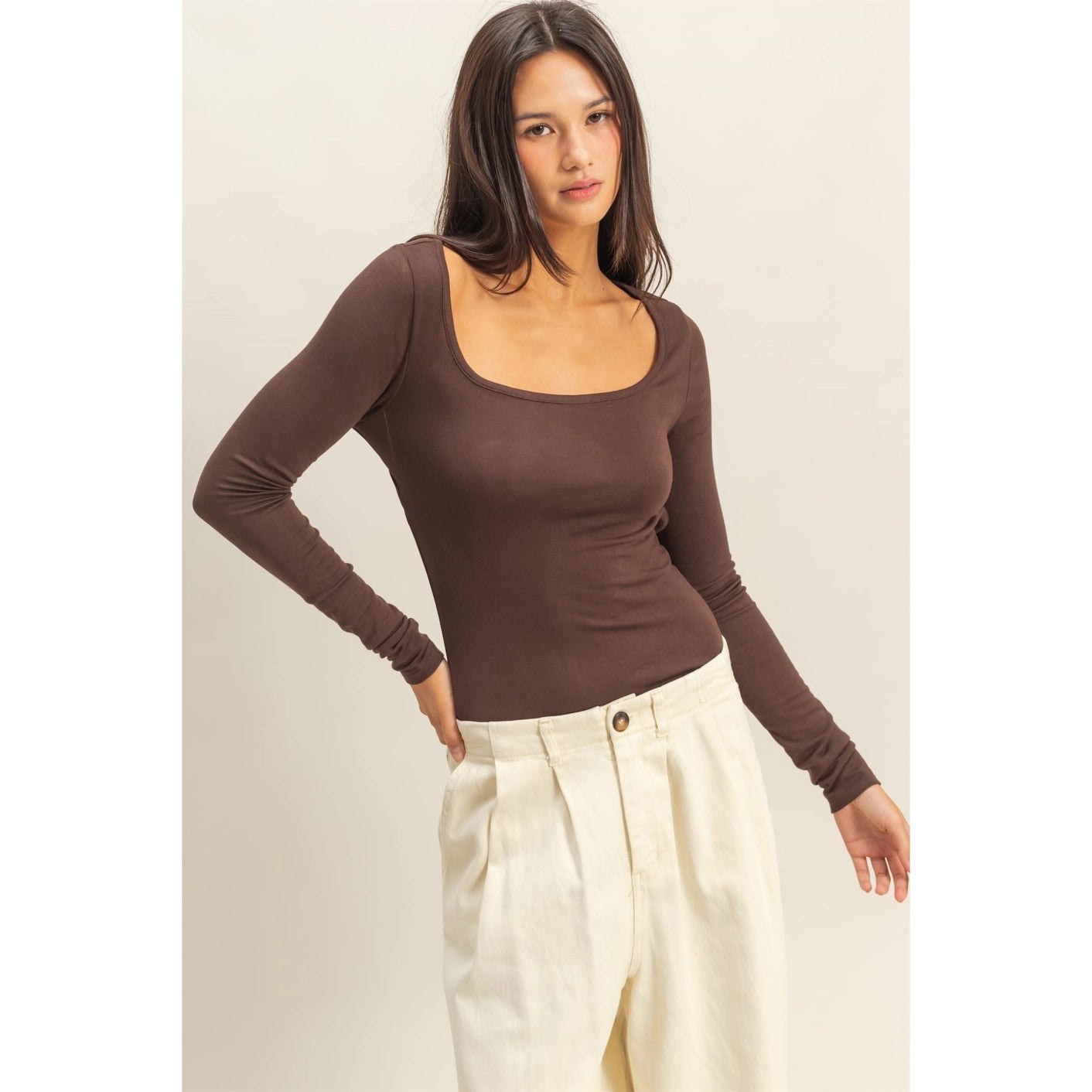 SS The Cocoa Open Back Top