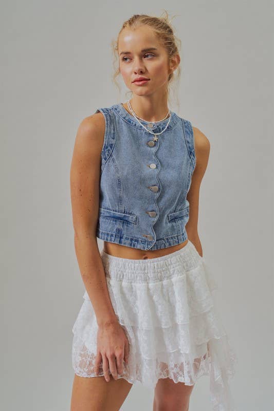 The Canyon Crest Denim Vest