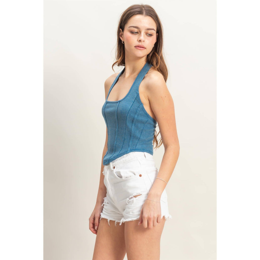 The Coastal Halter Corset