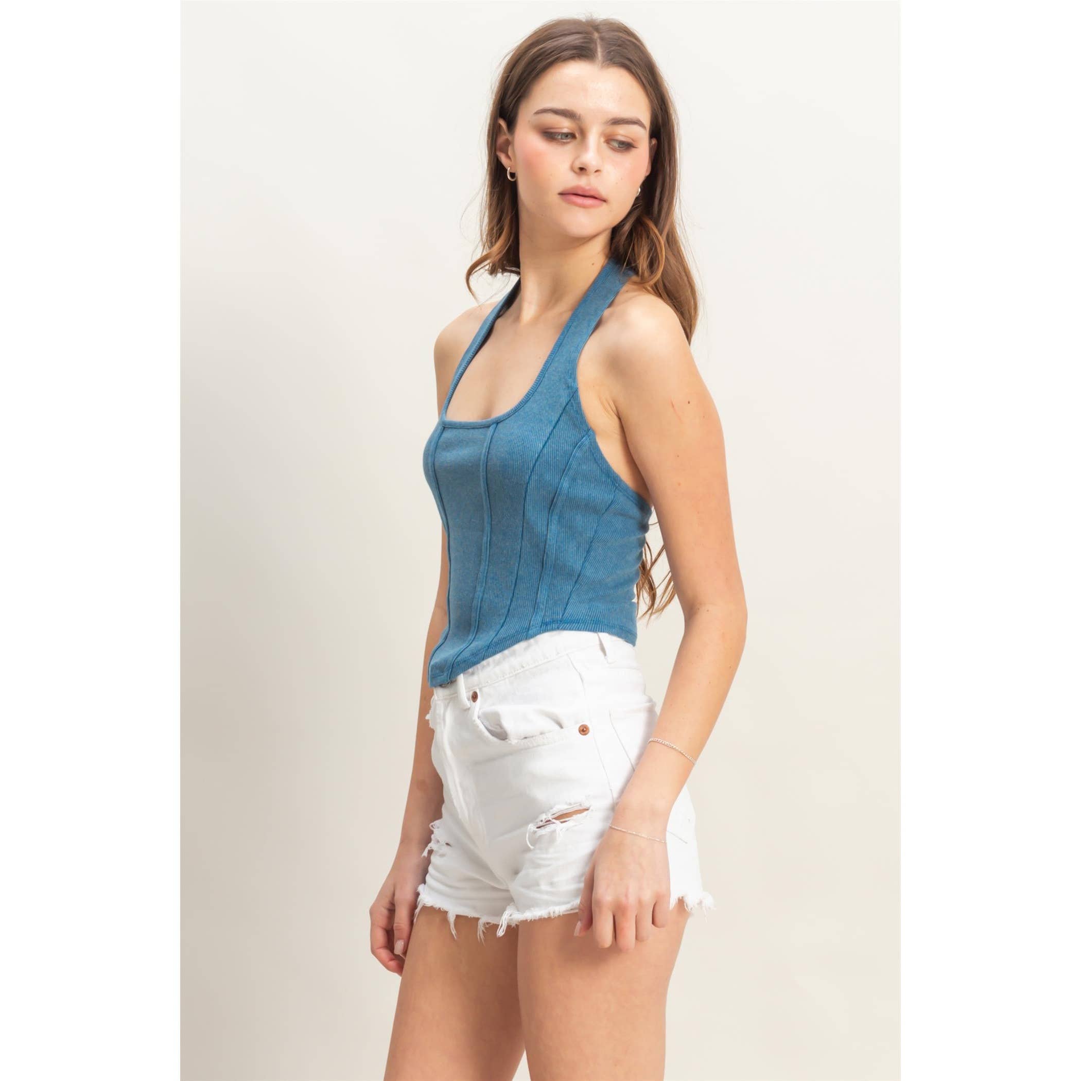 The Coastal Halter Corset