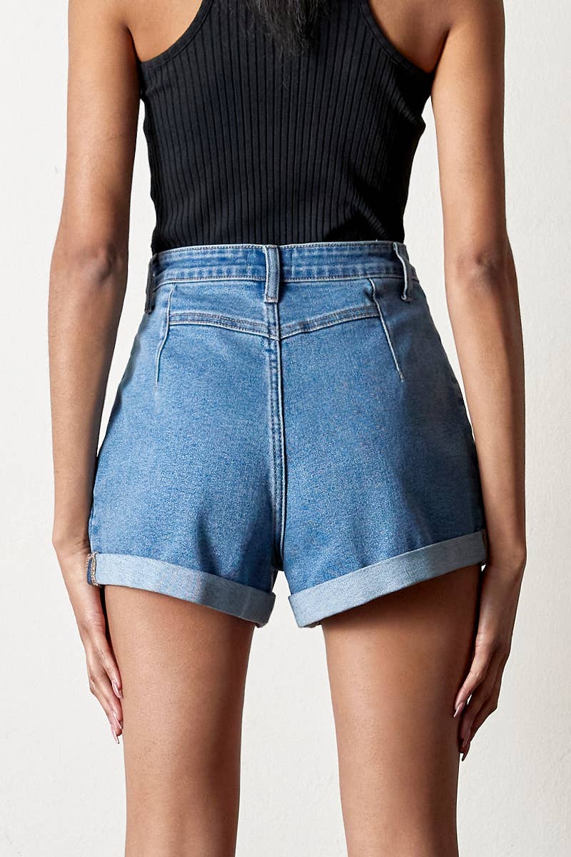 The Westward Roll Denim Shorts