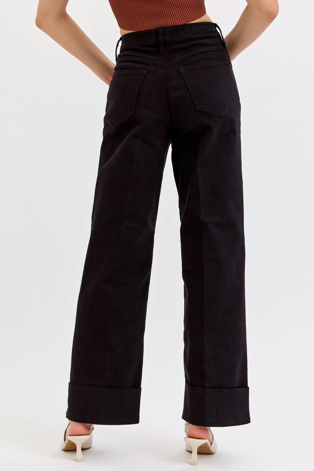 Midnight Ride High-Rise Wide Leg Jeans