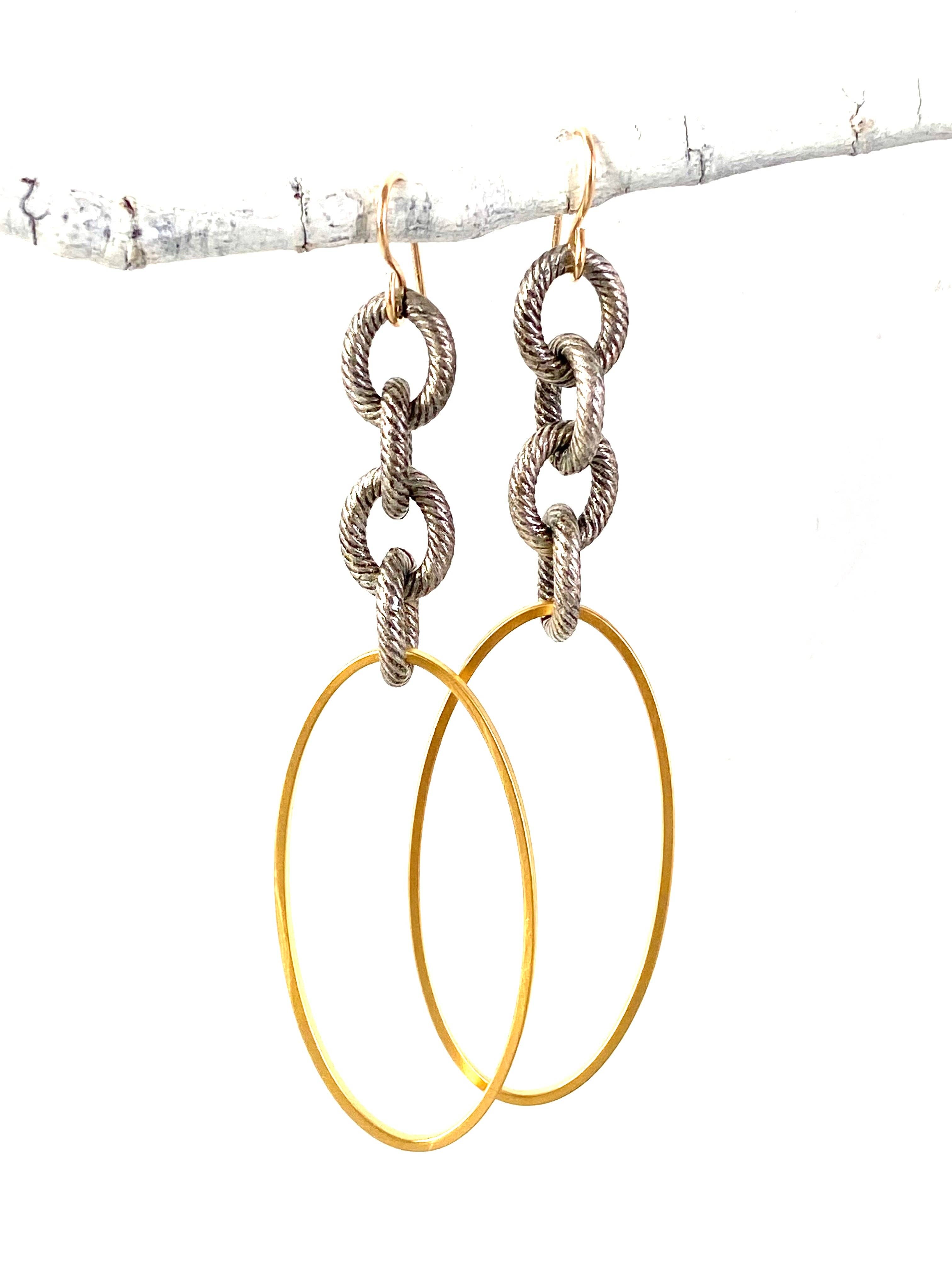 Oval Chain Drops