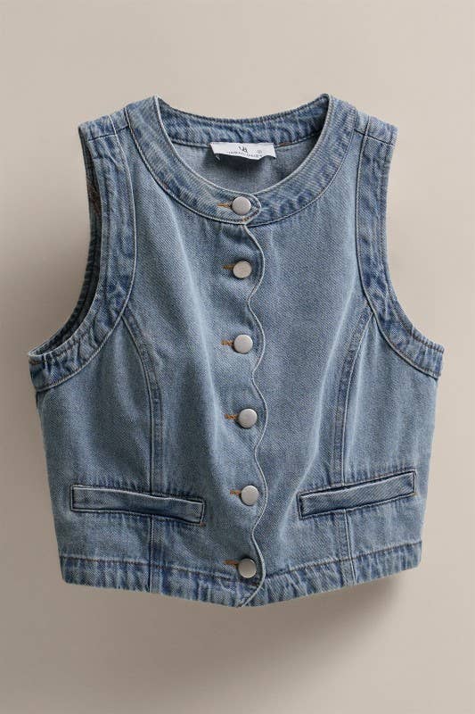 The Canyon Crest Denim Vest