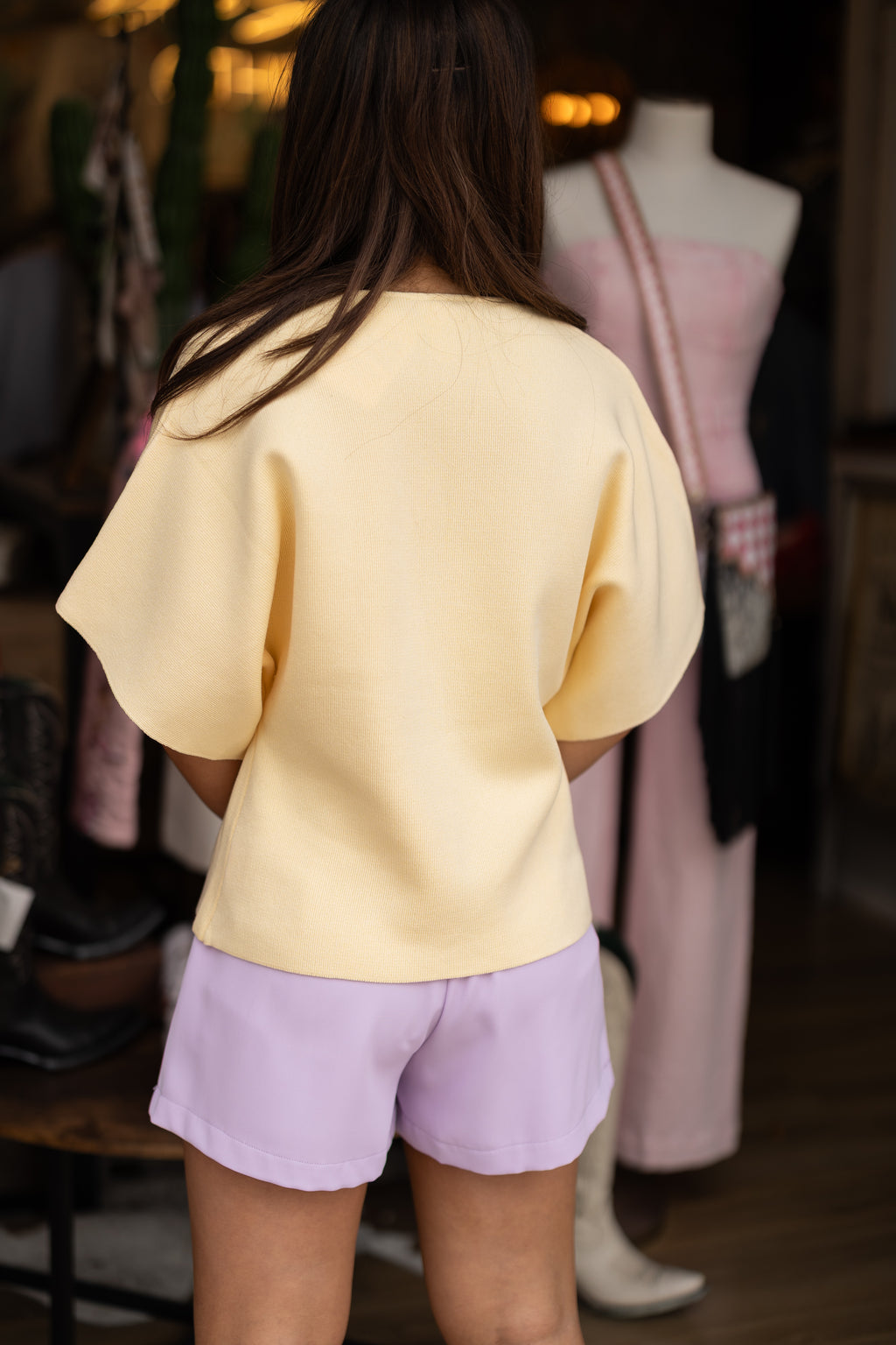 Lavender Luxe Tailored Shorts