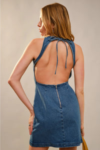 SS Ridge Open-Back Dress