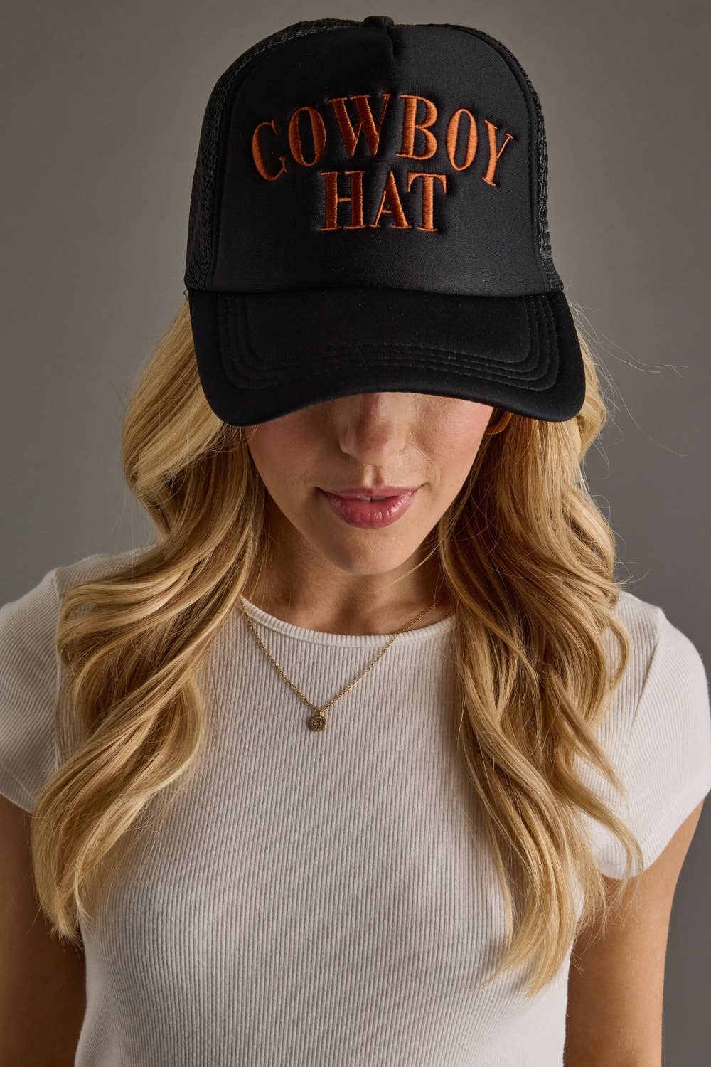 Cowboy Hat Trucker Hat