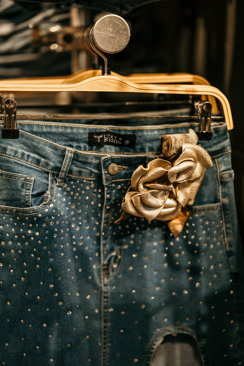 Desert Dazzle Denim Skirt