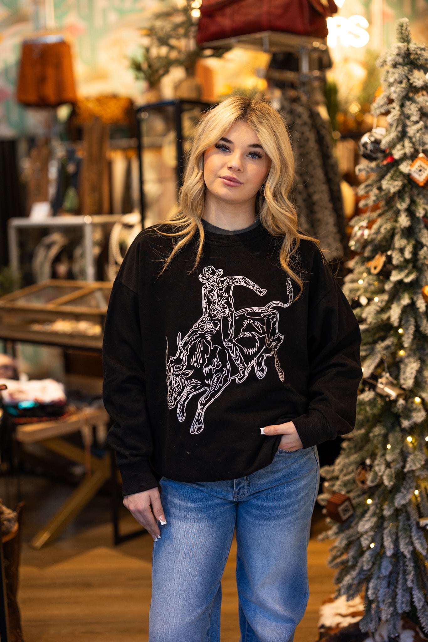 Midnight Rodeo Crewneck