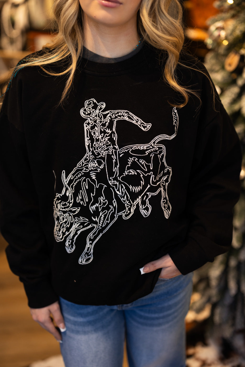 Midnight Rodeo Crewneck