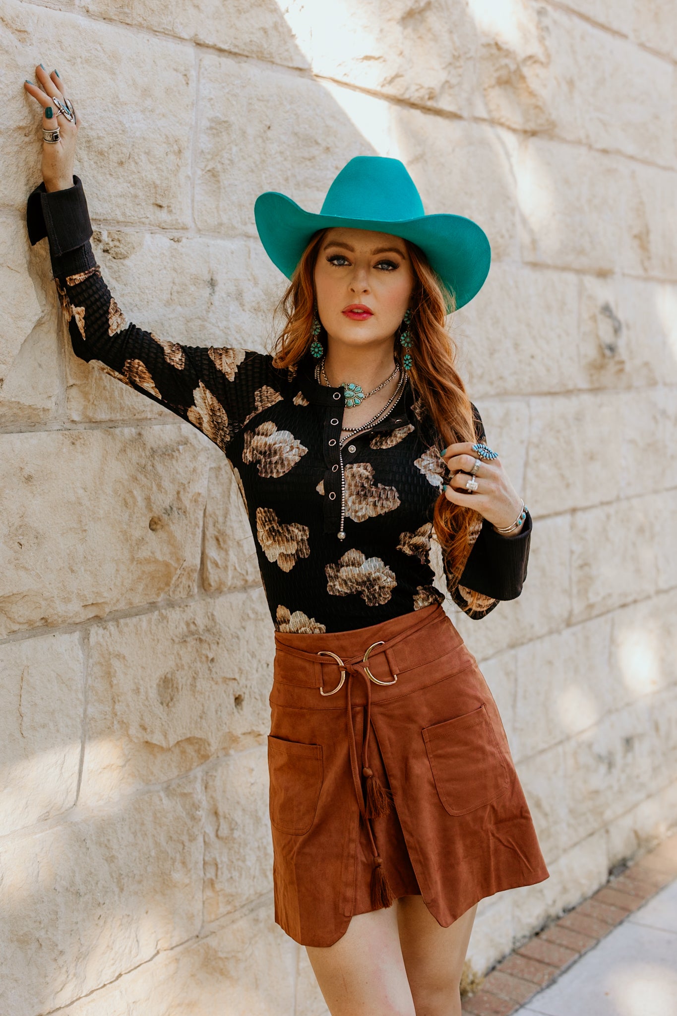 Sierra Tassel Suede Skirt