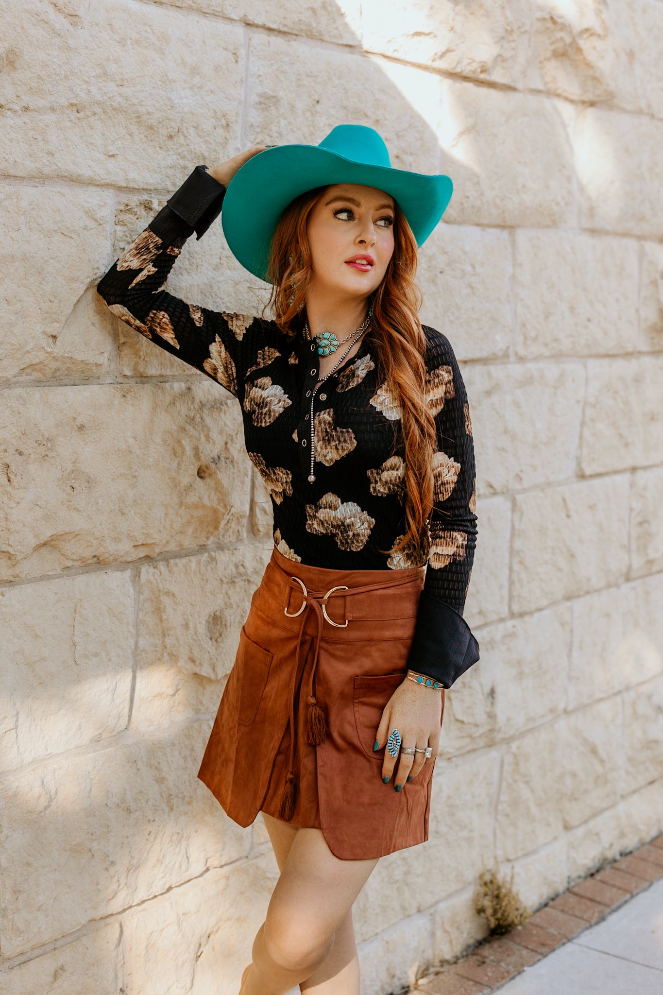 Sierra Tassel Suede Skirt