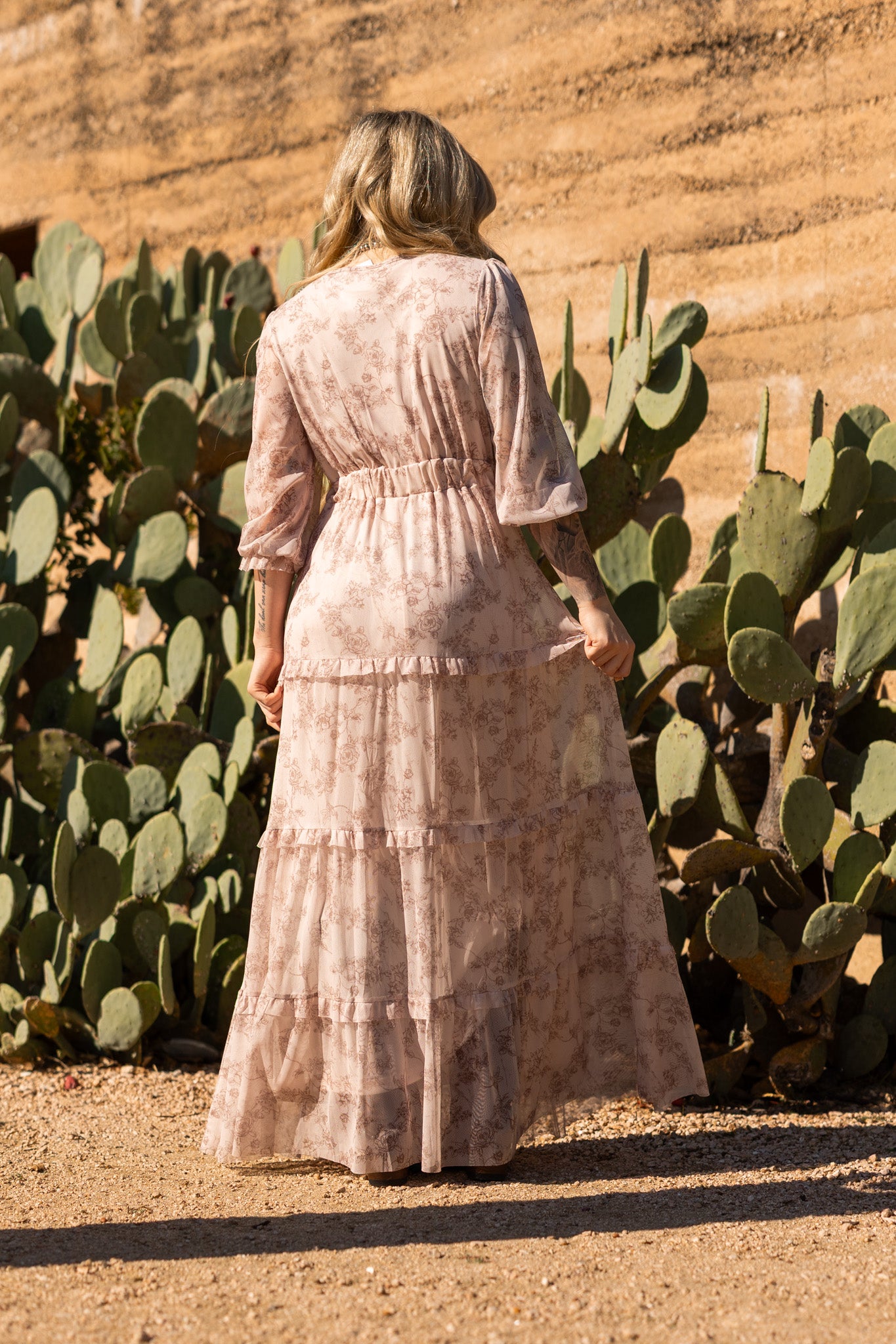 Blush Whisper Maxi Dress