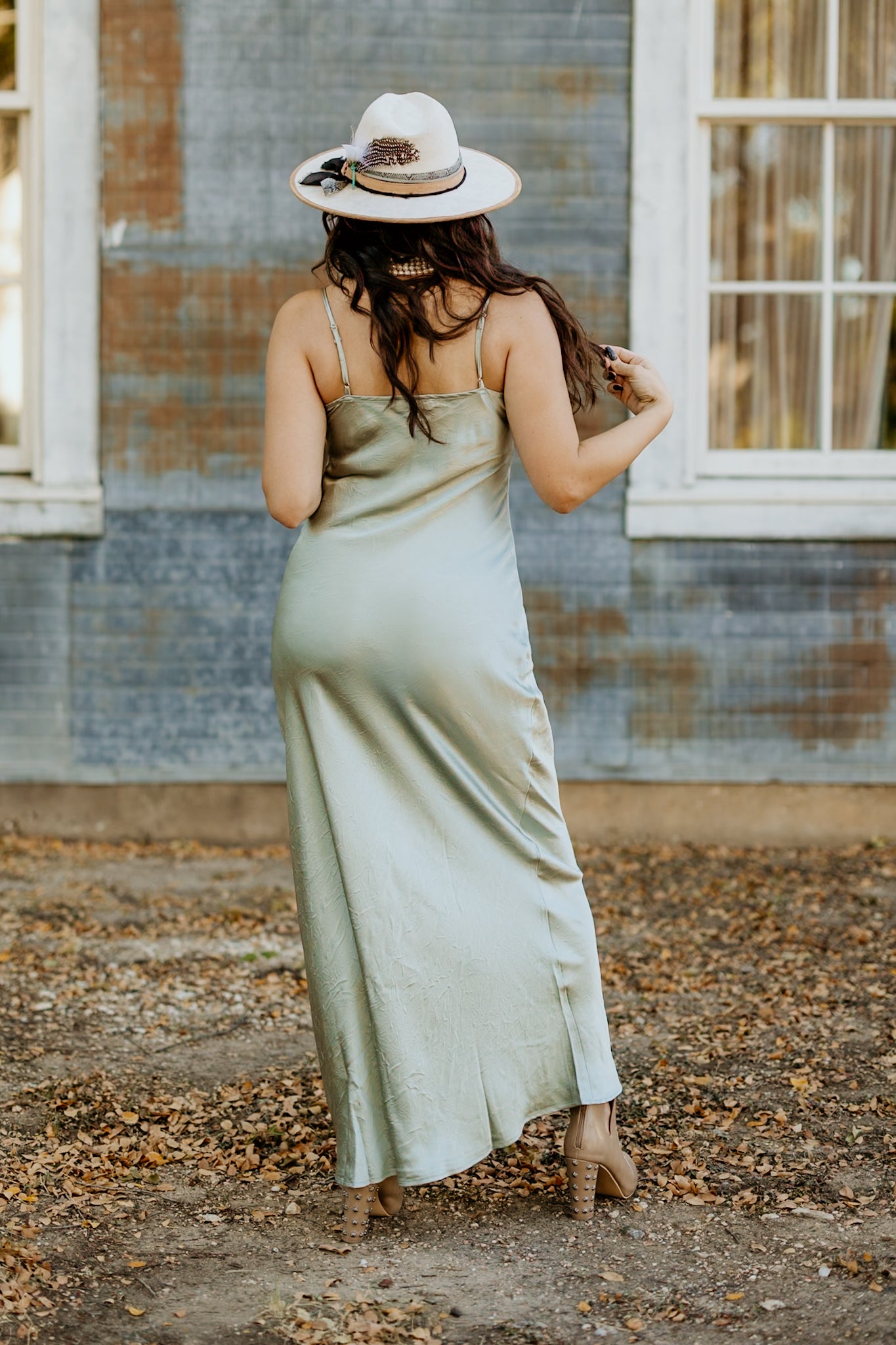 Sage Bow Dress